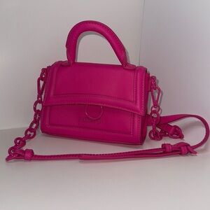 Madden Girl Hot Pink Mini Handbag Crossbody Purse OS Barbiecore Feminine Y2K